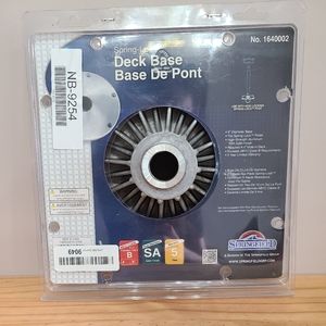 Springfield 9" Diameter Deck Base for Fishing, New